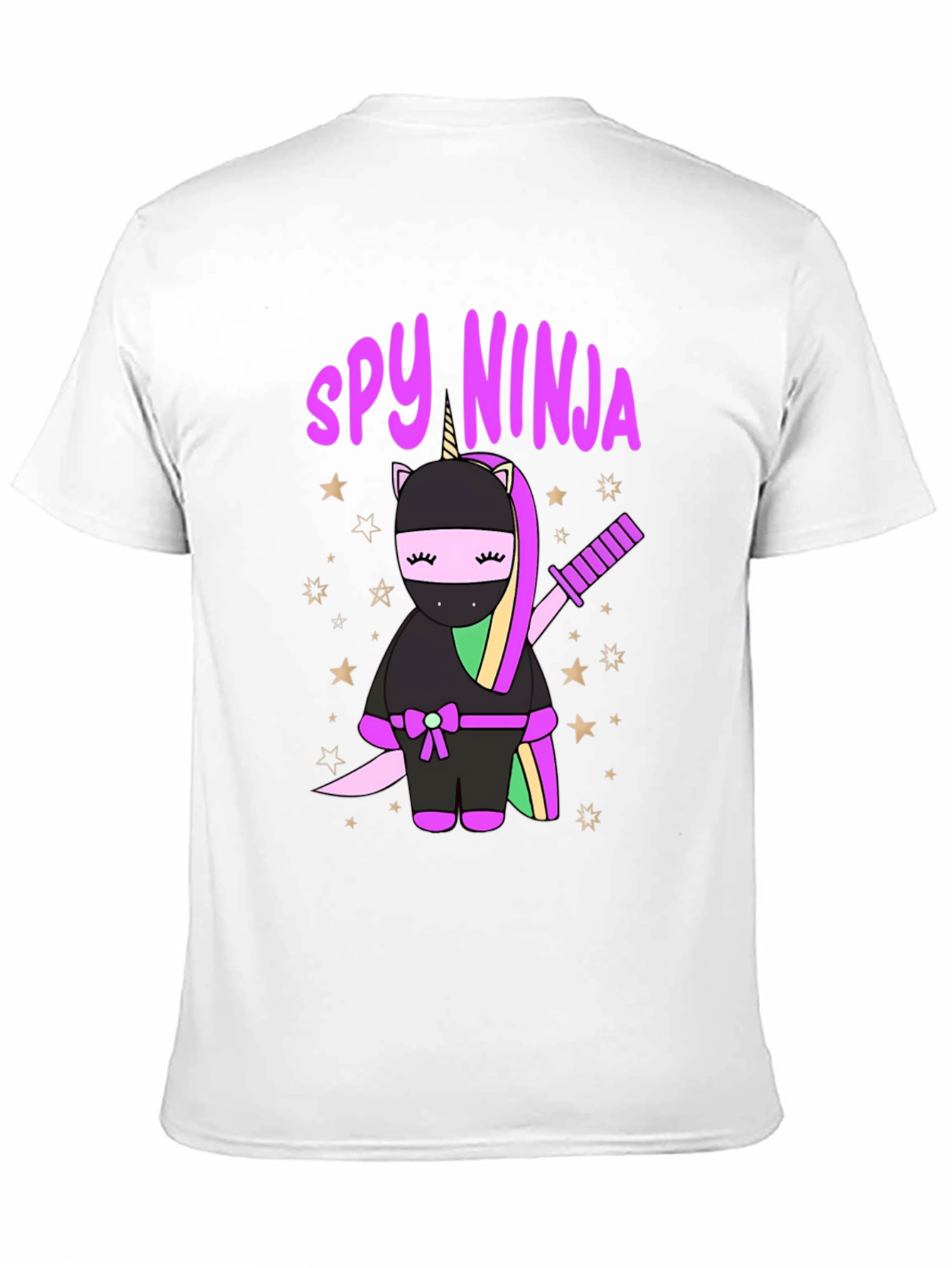 Spy Ninja Unicorn Graphic T-Shirt