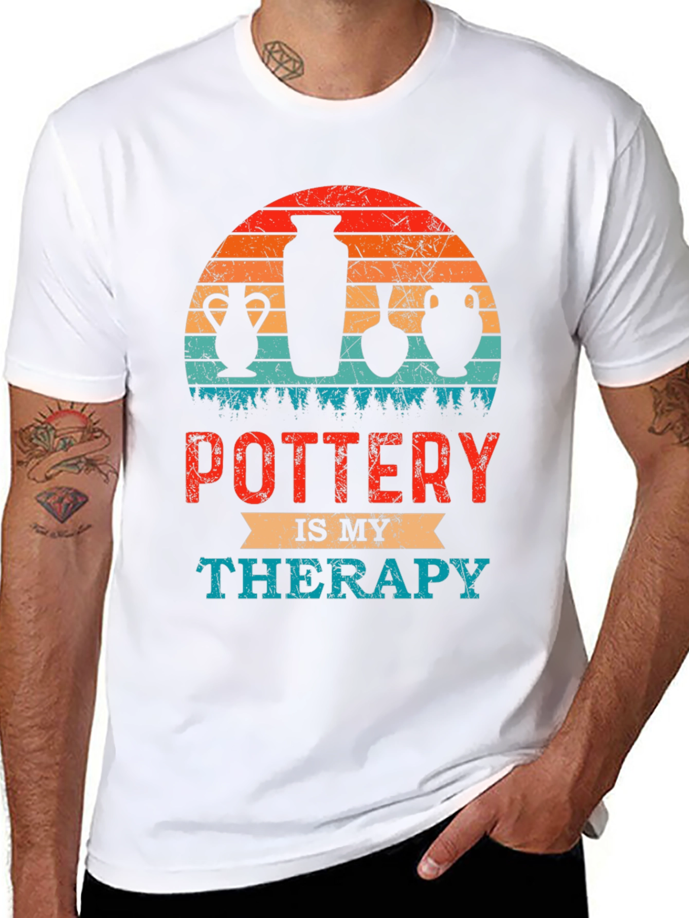 Pottery Is My Therapy Graphic Tee