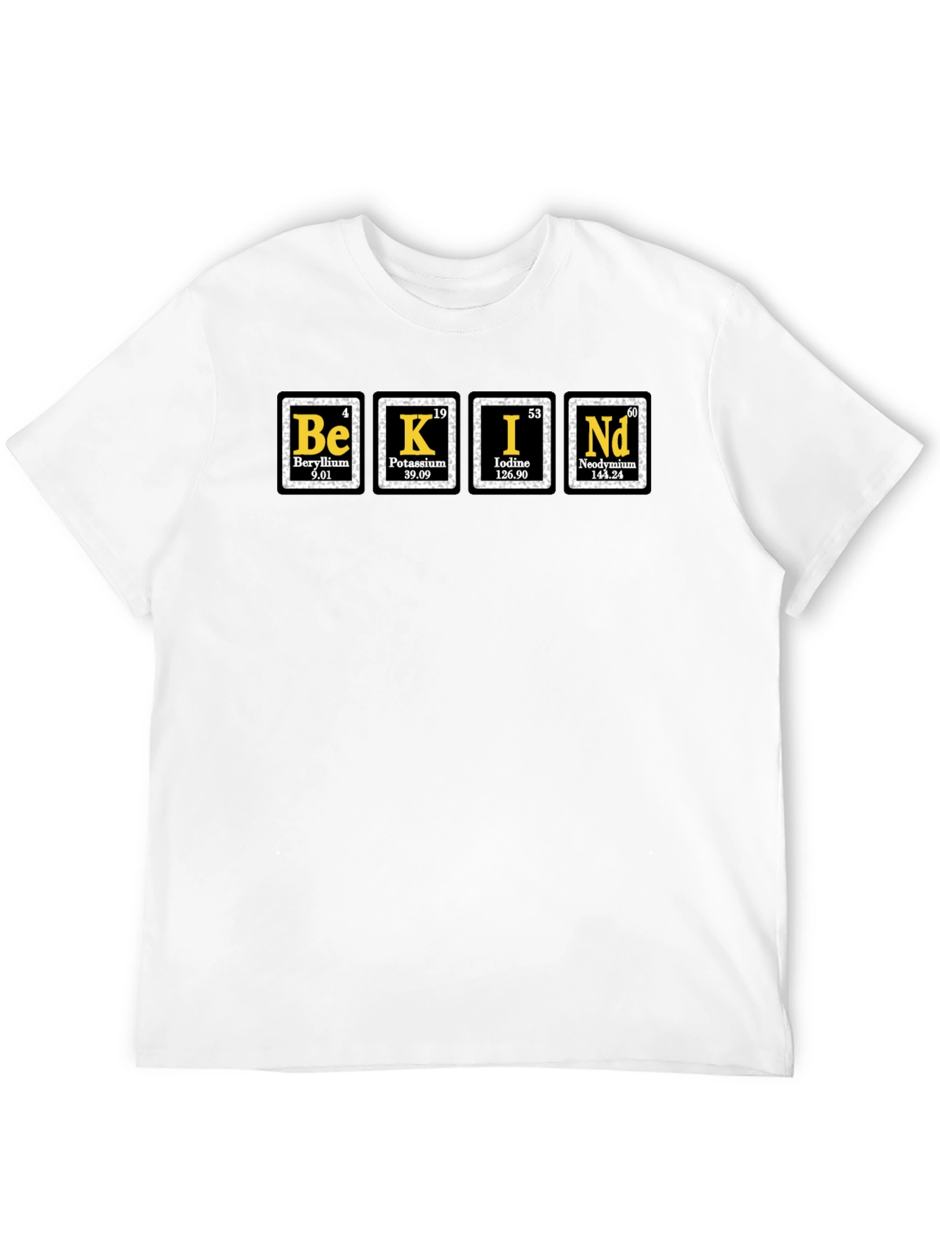 Be Kind Periodic Table Black T-Shirt