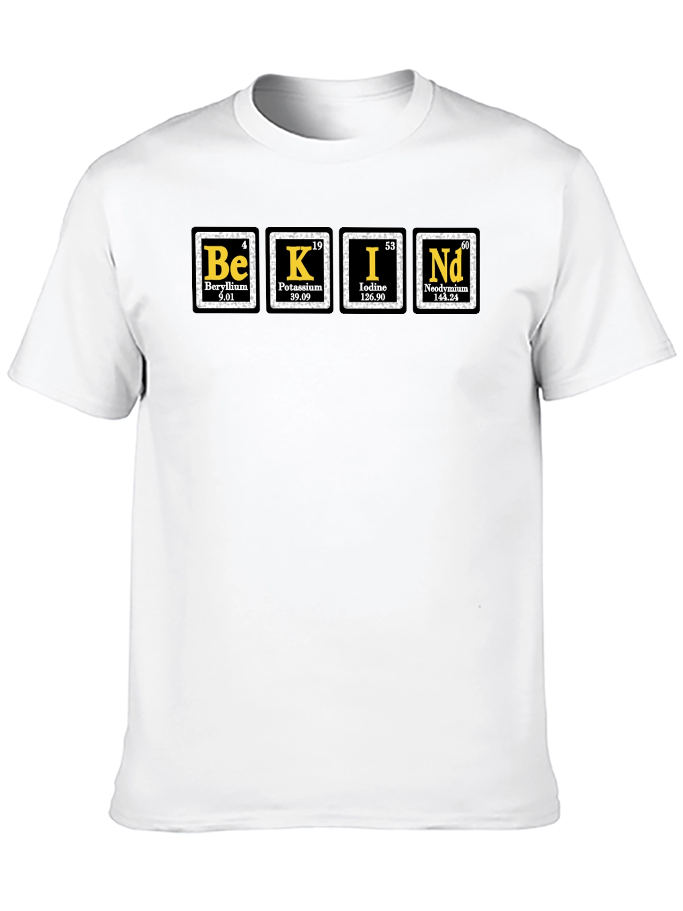 Be Kind Periodic Table Black T-Shirt