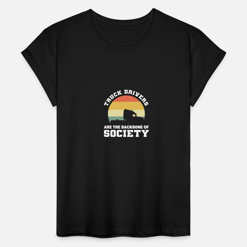 Backbone of Society Truck Lover Gift