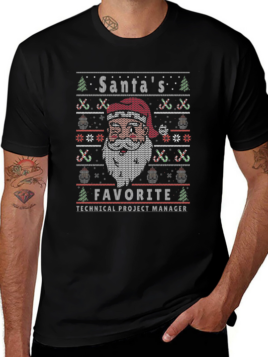 Santas Favorite Technical Project Manager T-Shirt