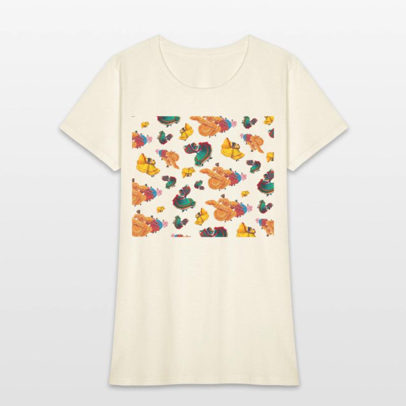 Baile Folklorico Mexican Dancers Pattern