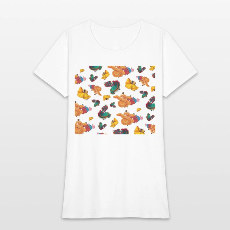 Baile Folklorico Mexican Dancers Pattern