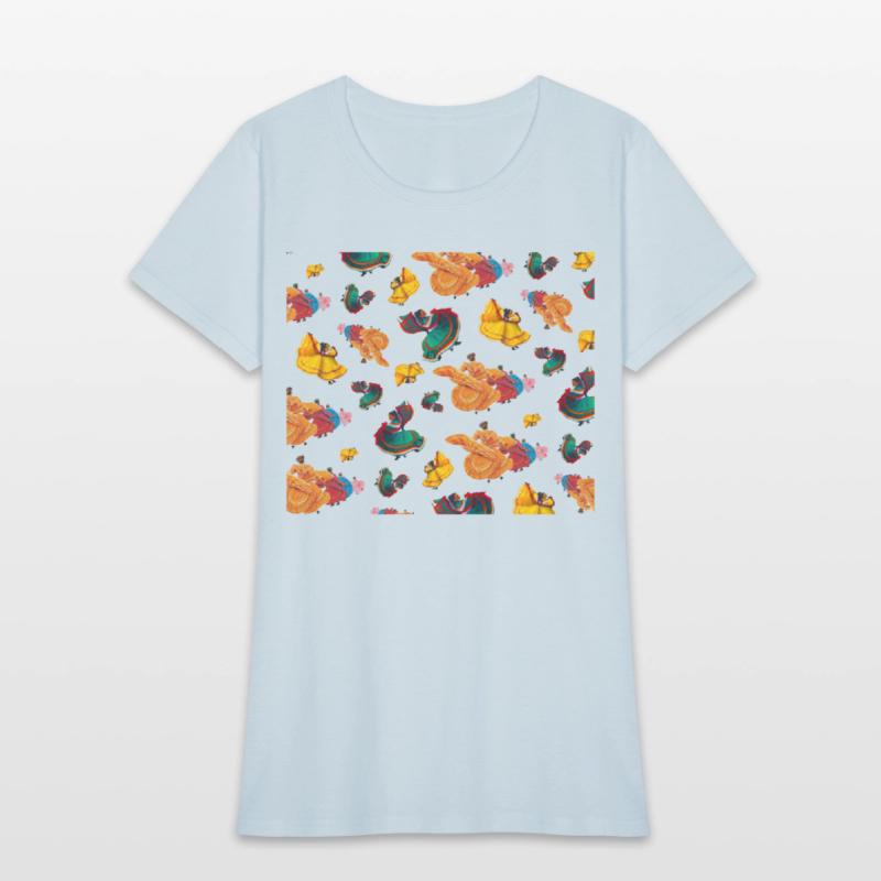 Baile Folklorico Mexican Dancers Pattern