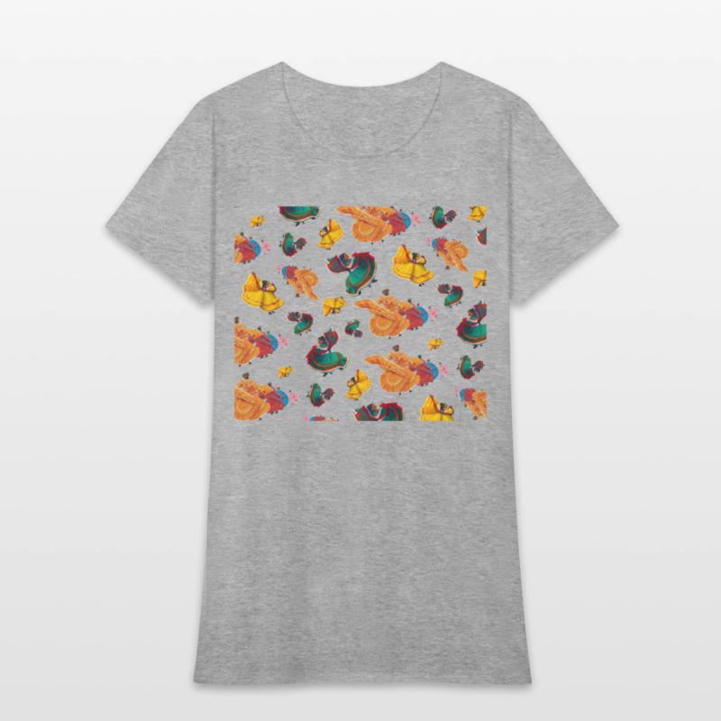 Baile Folklorico Mexican Dancers Pattern