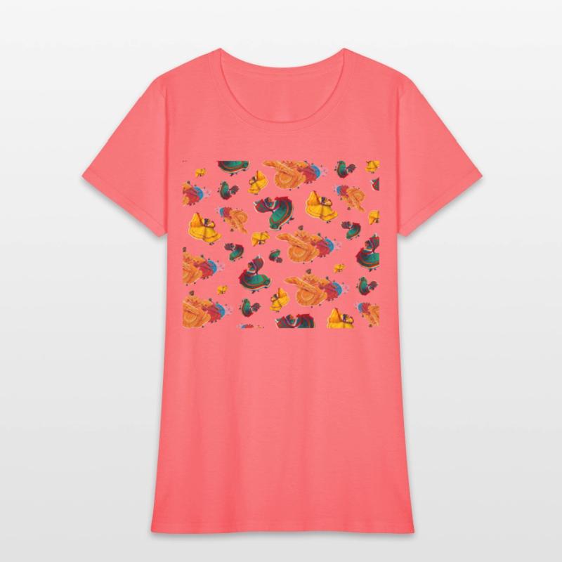 Baile Folklorico Mexican Dancers Pattern