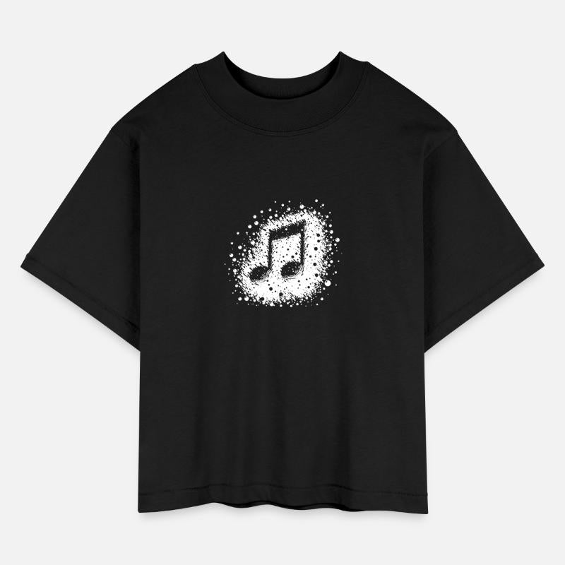 Bass Music Note Hammers Through The Air