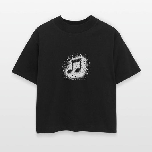 Bass Music Note Hammers Through The Air