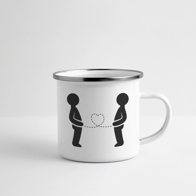 Bathroom Boyfriends Peeing Together into a Heart