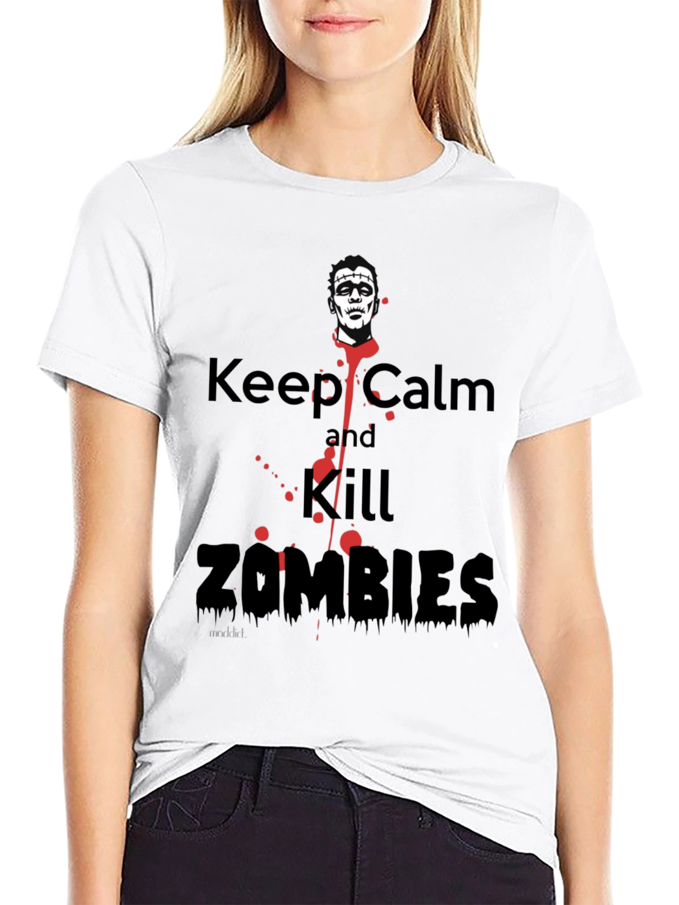 Keep Calm and Kill Zombies Graphic Tee