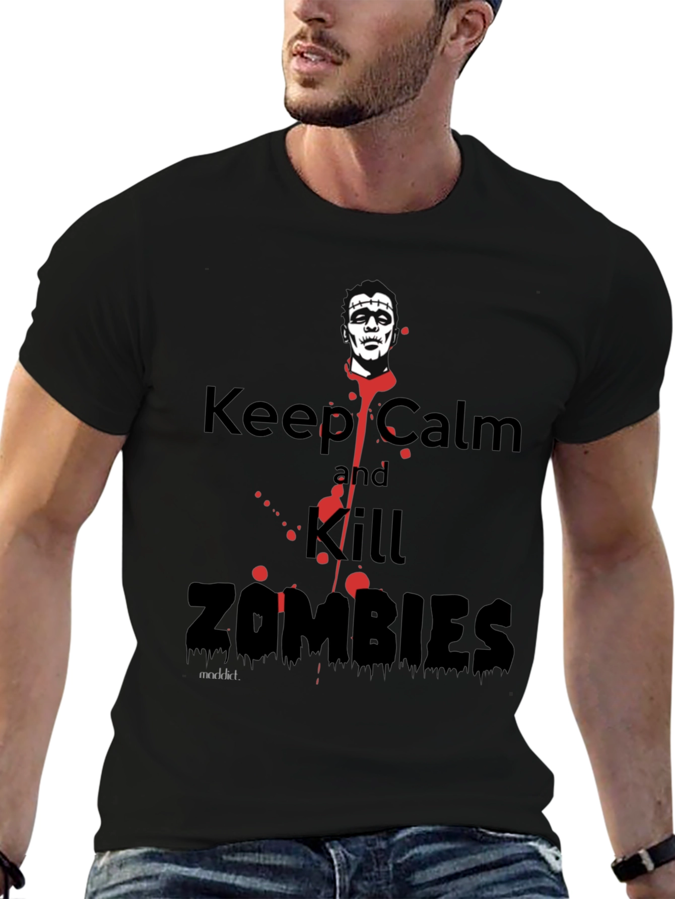 Keep Calm and Kill Zombies Graphic Tee