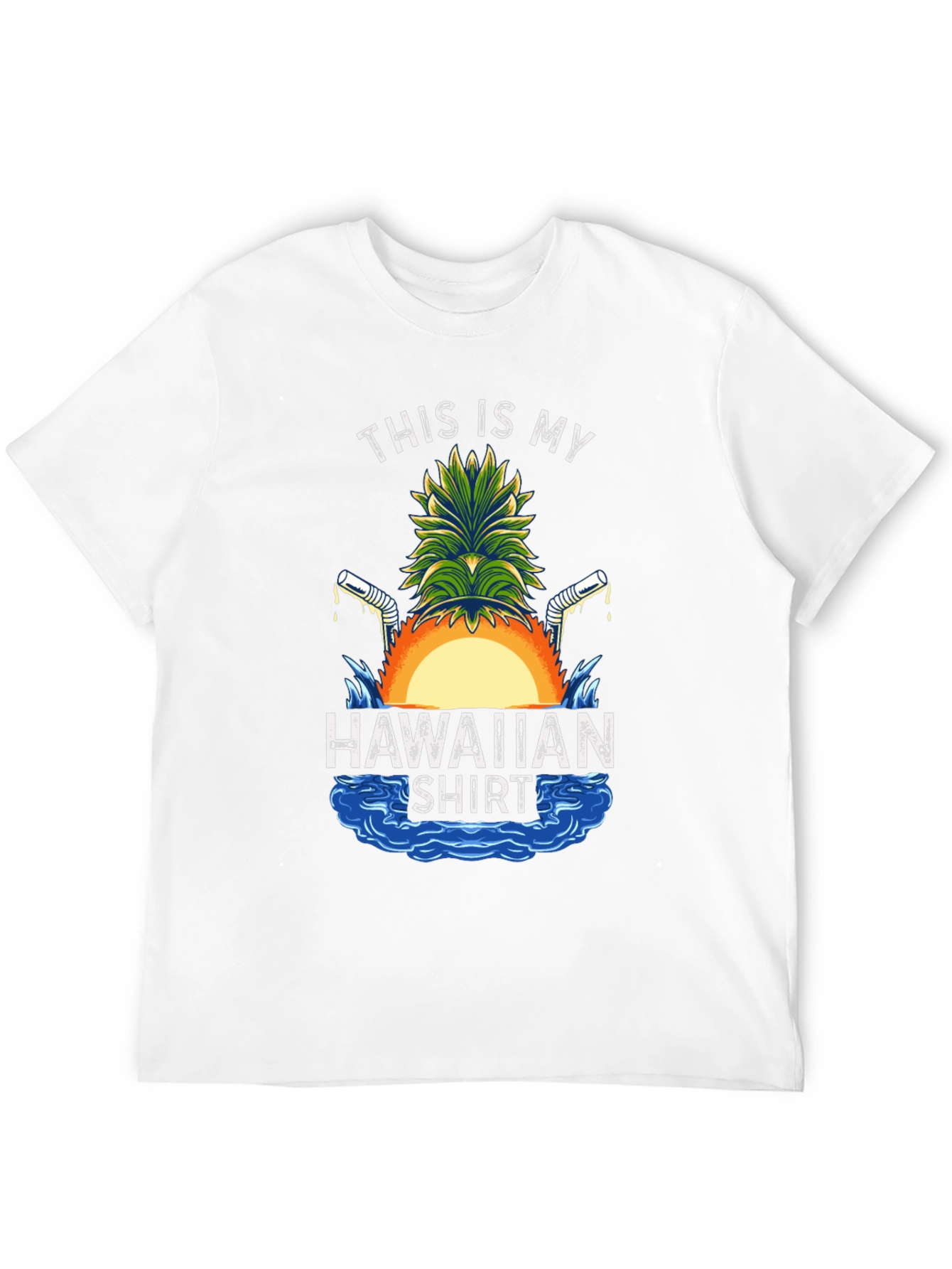 Funny Hawaiian Shirt Graphic Tee
