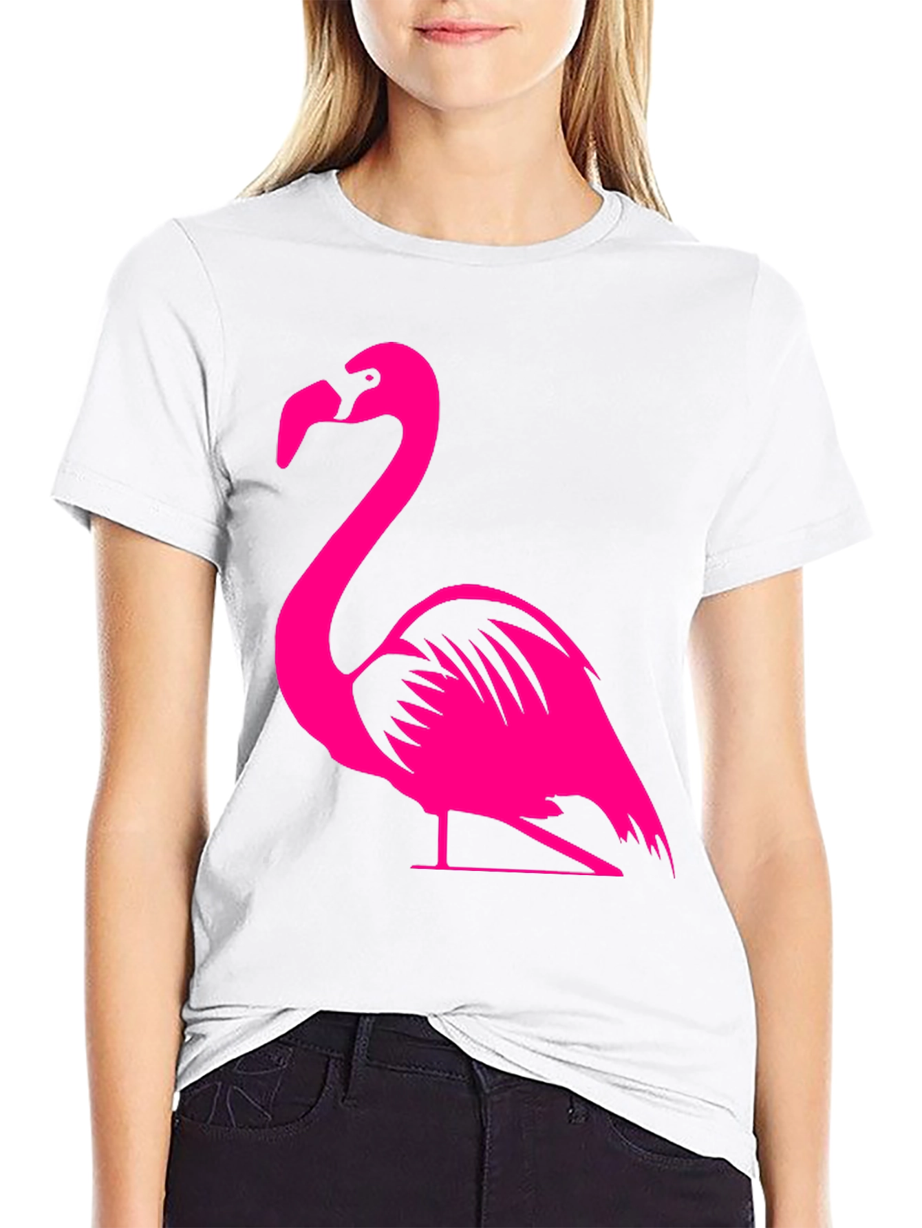 Flamingo Graphic Tee - Mens Black T-Shirt