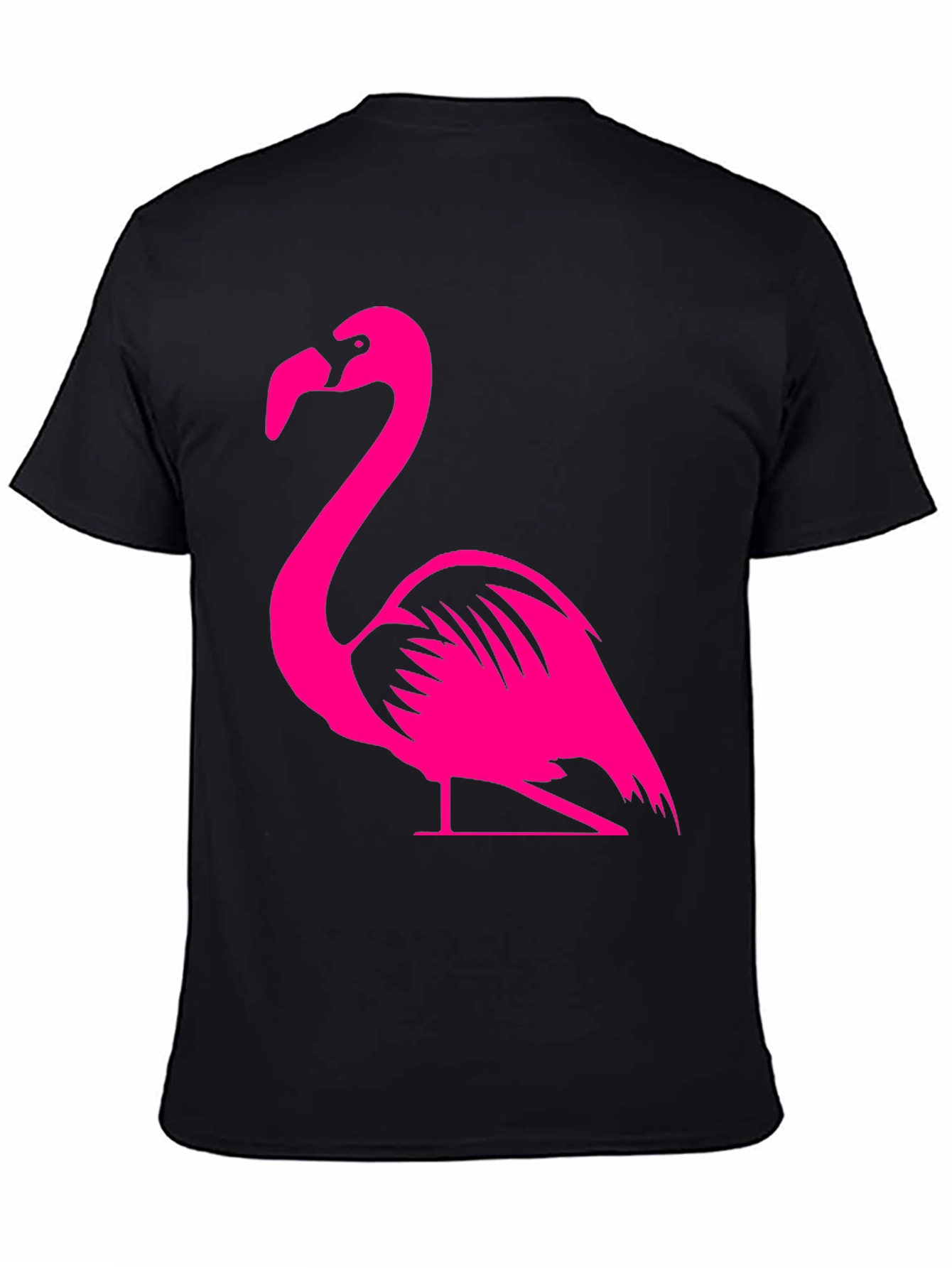 Flamingo Graphic Tee - Mens Black T-Shirt