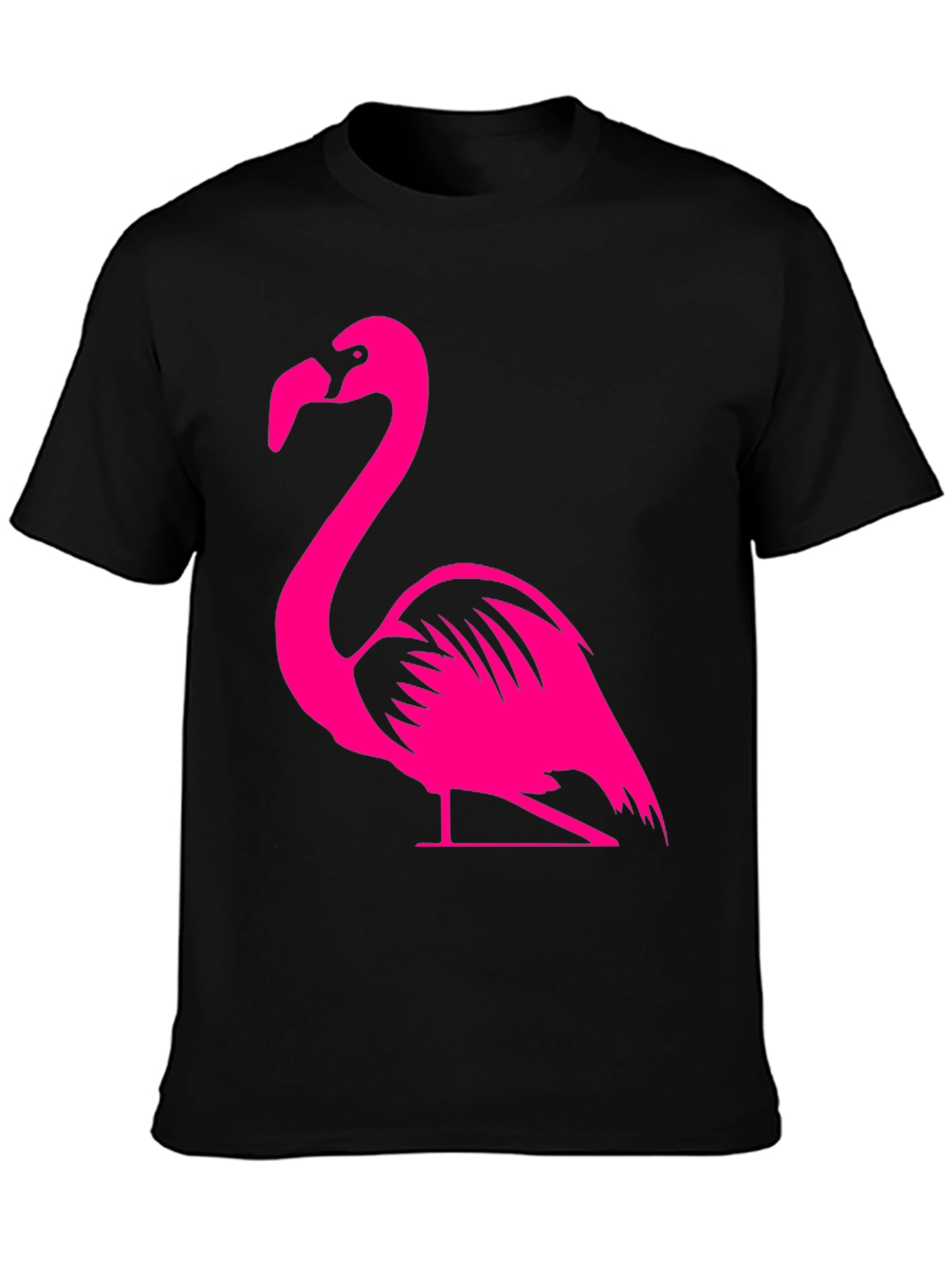 Flamingo Graphic Tee - Mens Black T-Shirt