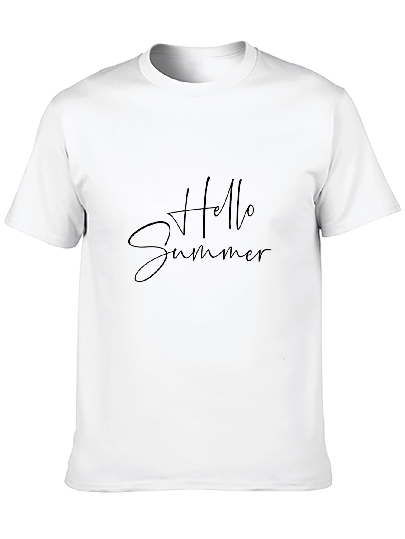Hello Summer Black T-Shirt