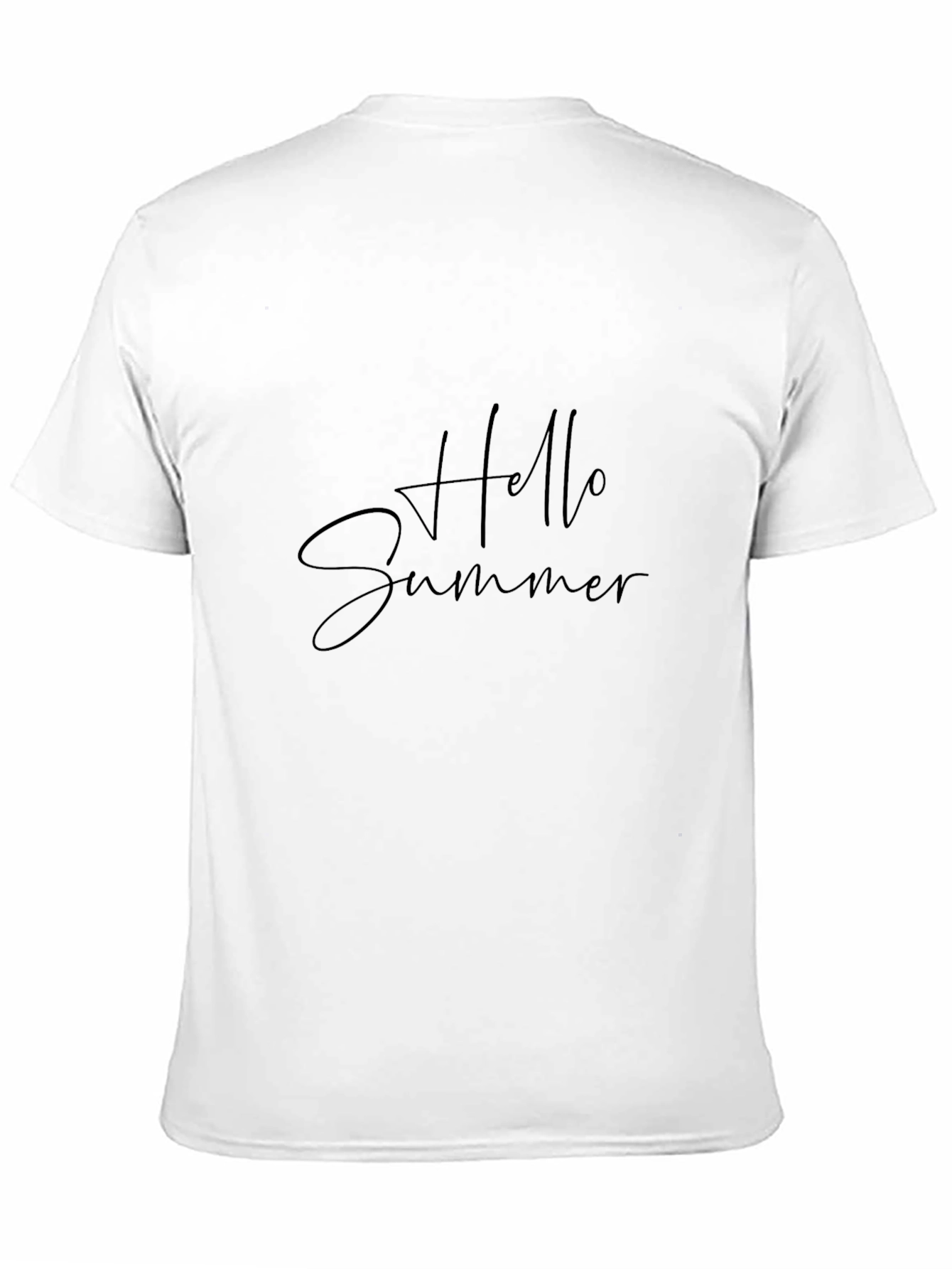 Hello Summer Black T-Shirt