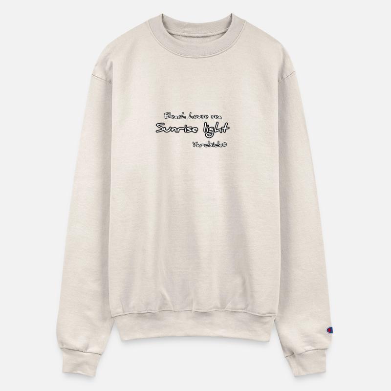 Beach house sea Sunrise light Yardside font