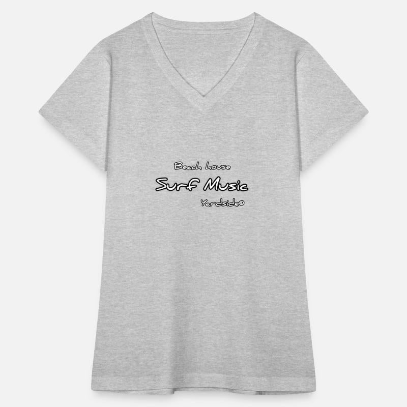 Beach house Surf Music Yardside font logo whit