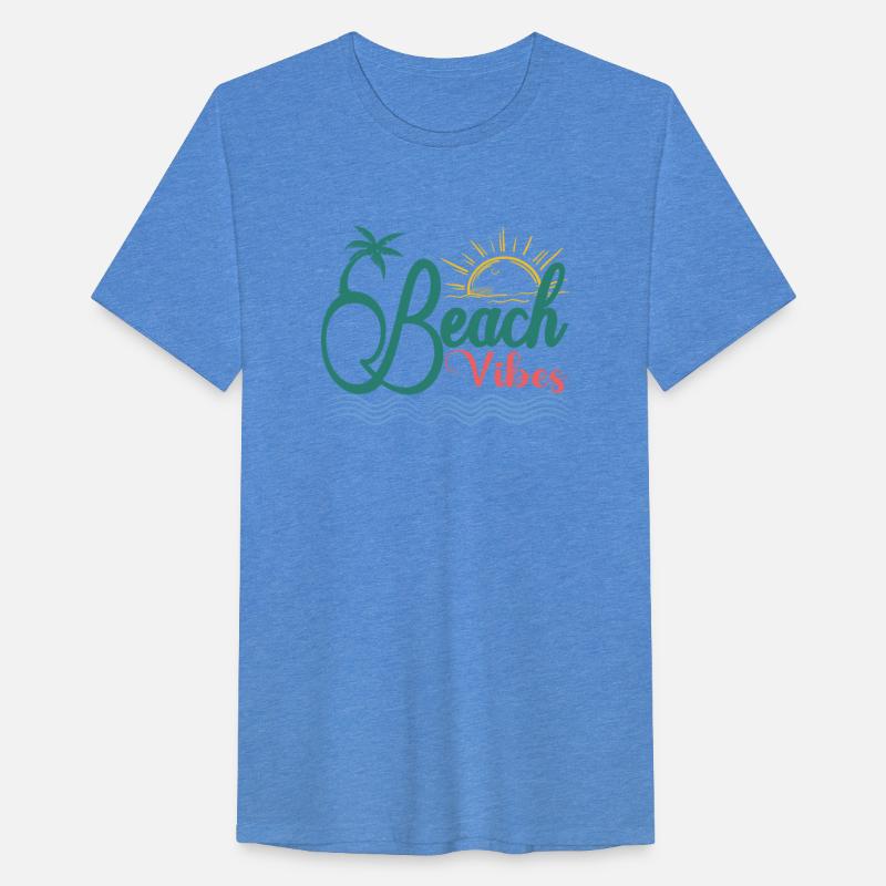 Beach Vibes Summer Beach Cool Sunset Tees