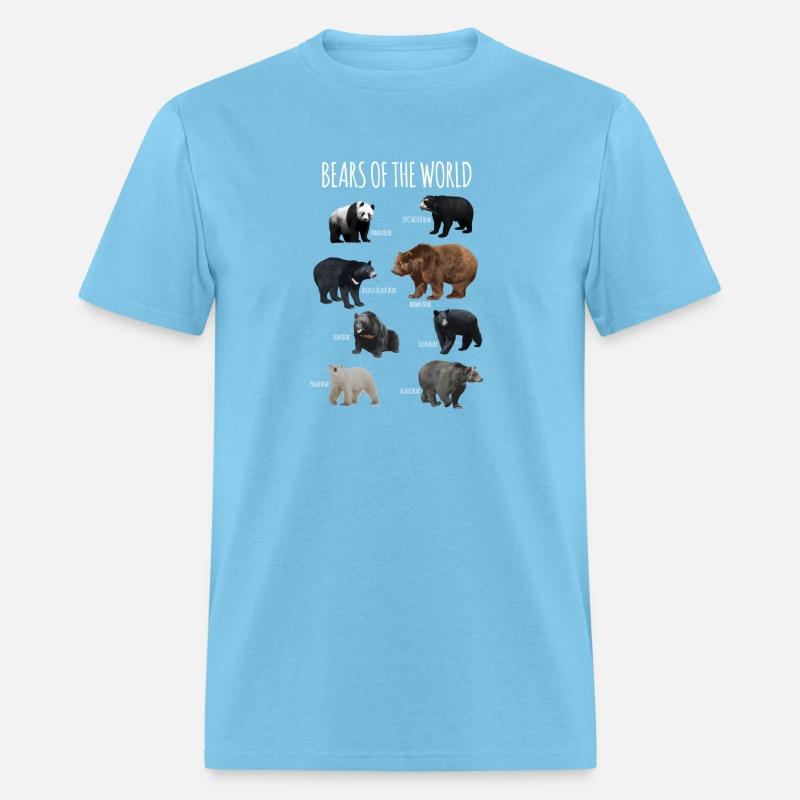 Bears Of The World Panda Polar Grizzly Black Bear