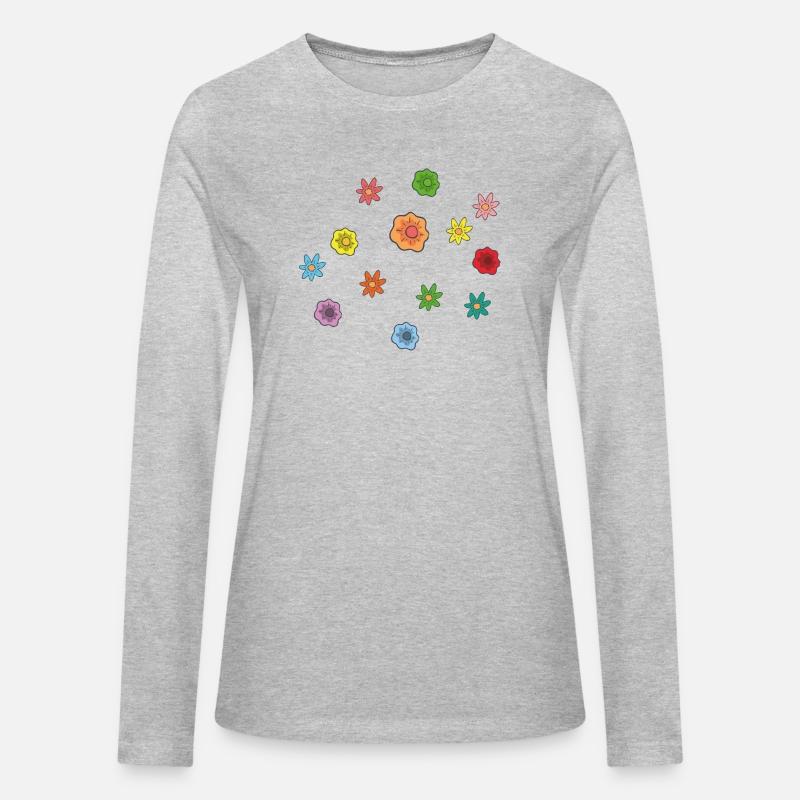 Beautiful group of colorful flowers