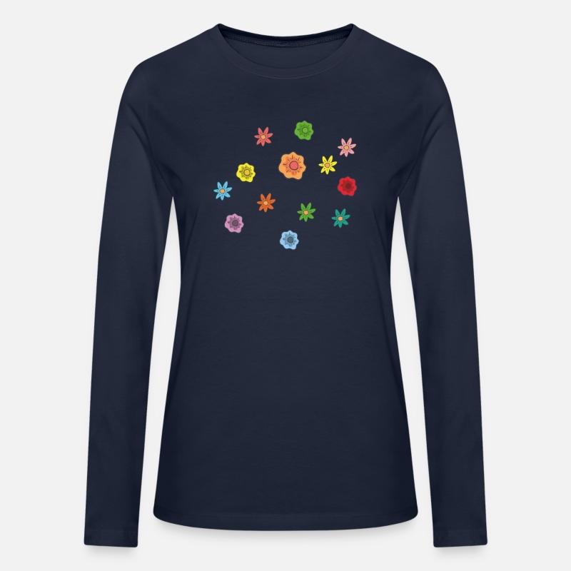 Beautiful group of colorful flowers