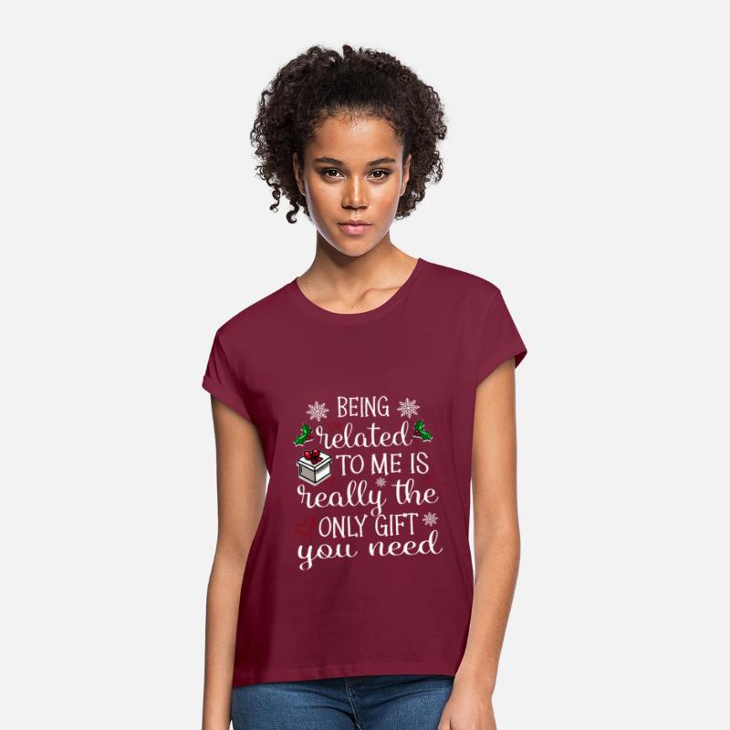 Being Related To Me Funny Christmas Family Pajamas