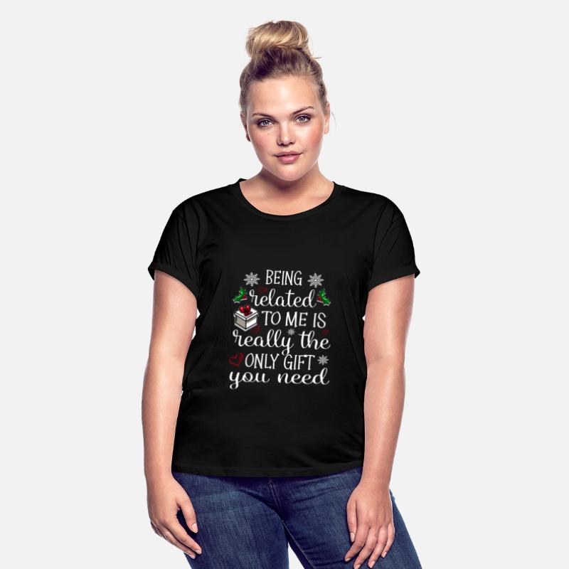 Being Related To Me Funny Christmas Family Pajamas