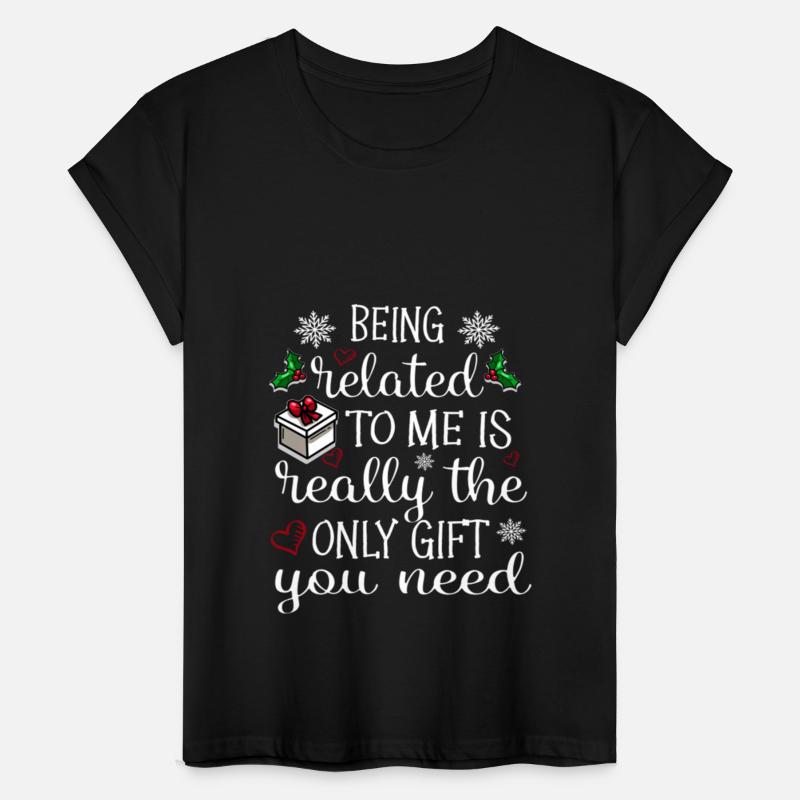 Being Related To Me Funny Christmas Family Pajamas
