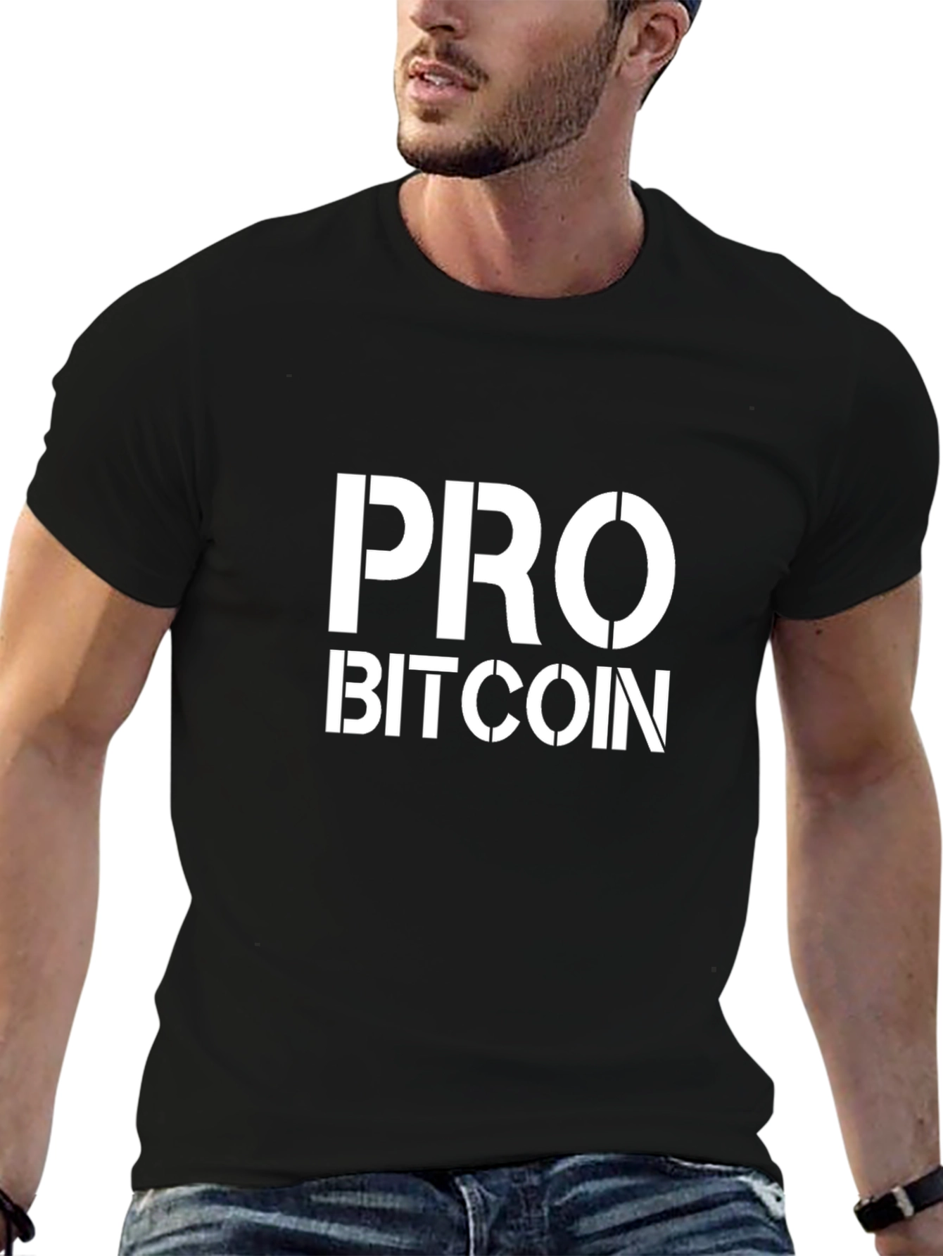Pro Bitcoin Graphic T-Shirt - Crypto Supporter Tee