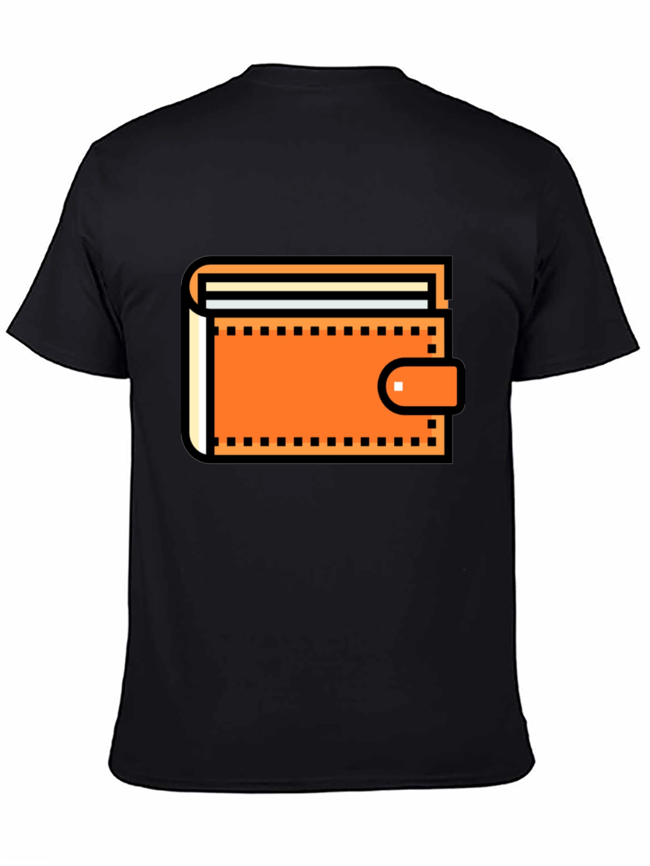 Wallet Graphic Black T-Shirt