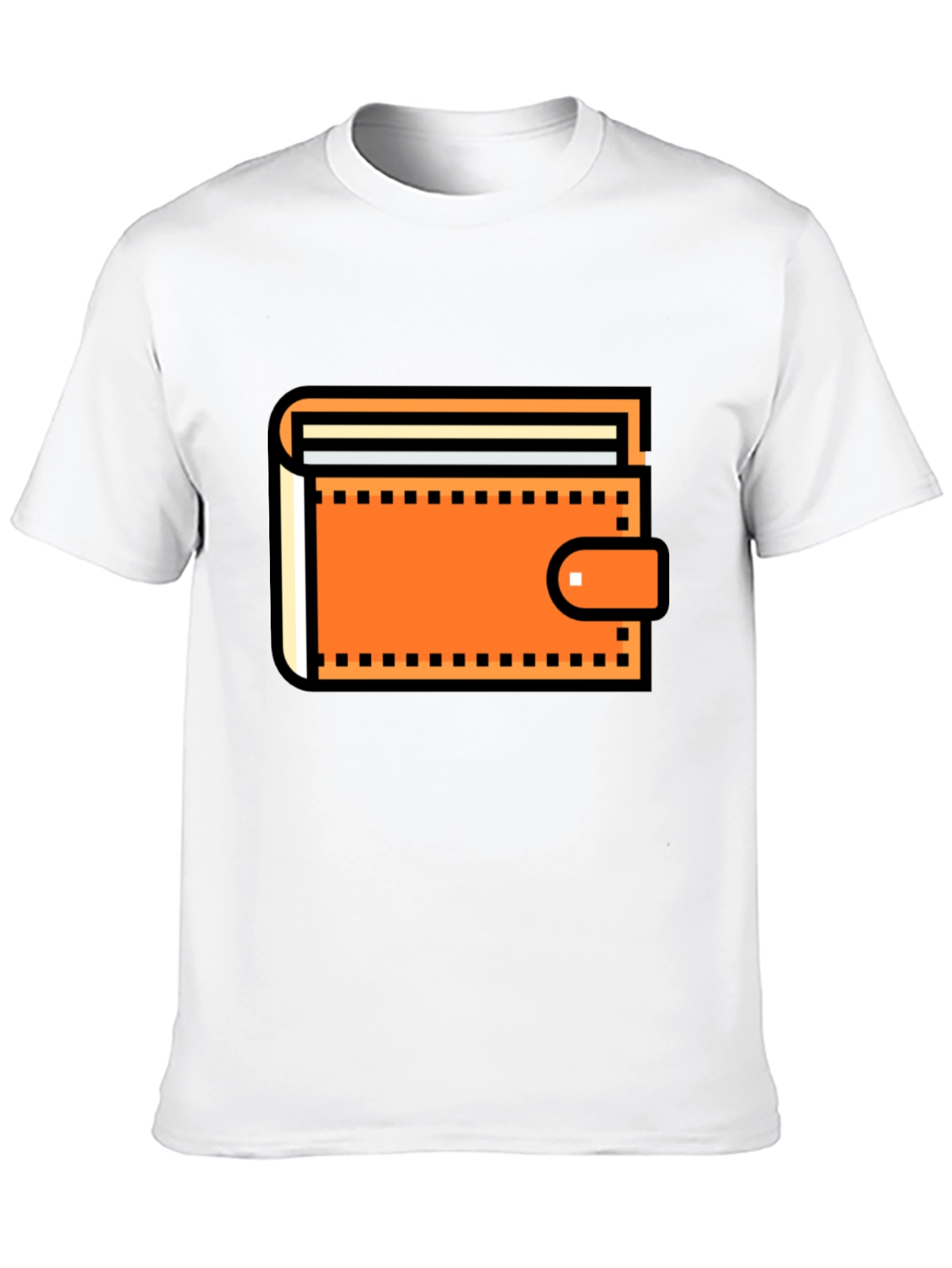 Wallet Graphic Black T-Shirt