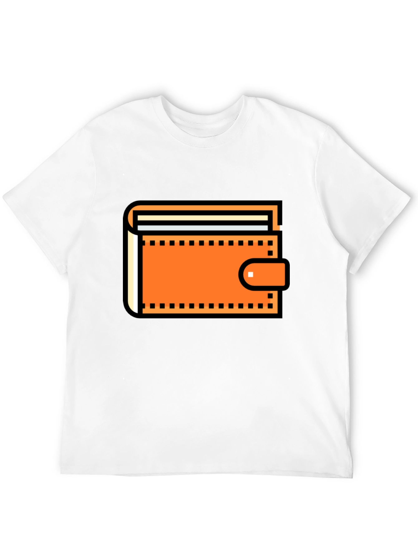 Wallet Graphic Black T-Shirt
