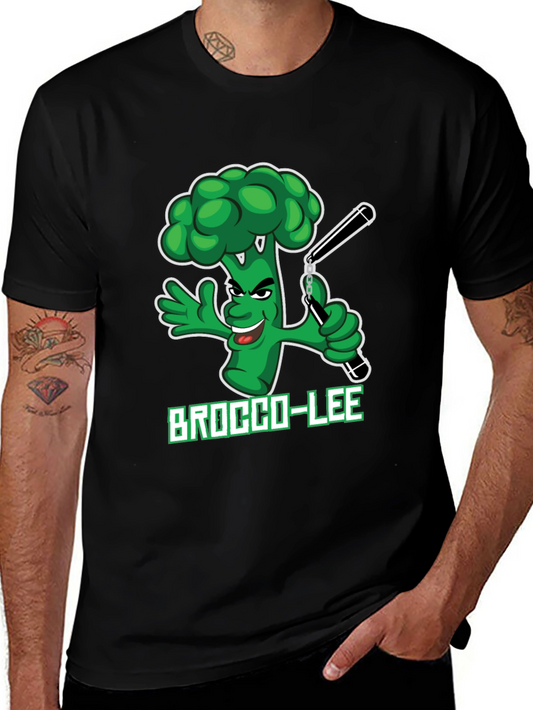 Brocco-Lee T-Shirt - Funny Broccoli Ninja Design