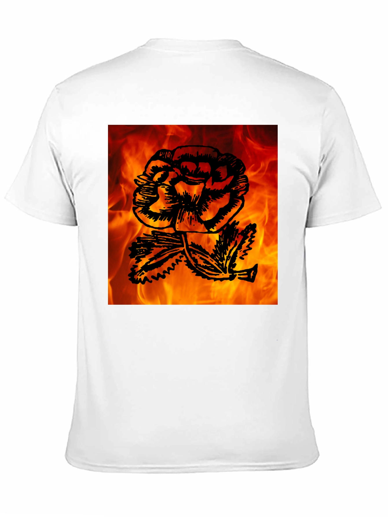 Fiery Rose Graphic Tee