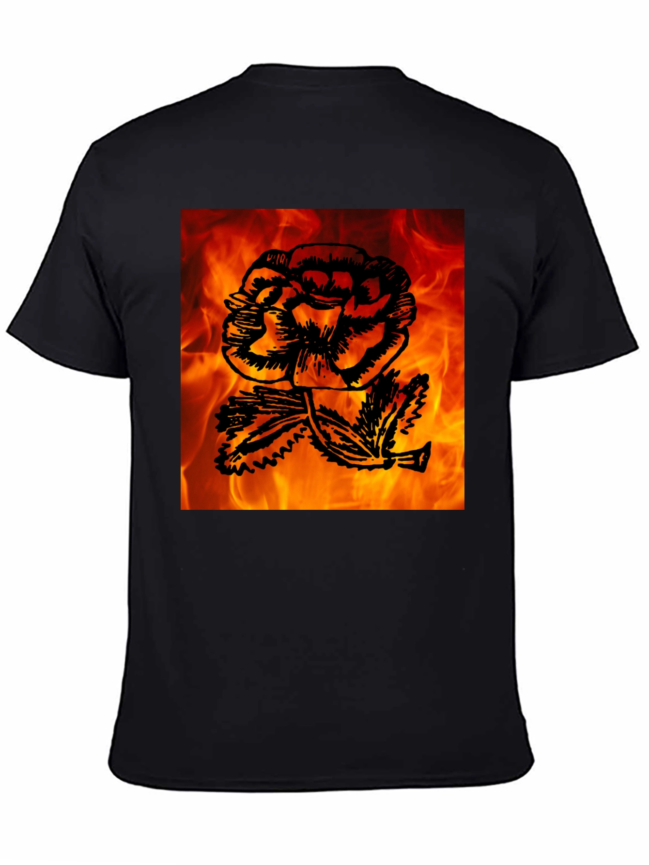 Fiery Rose Graphic Tee