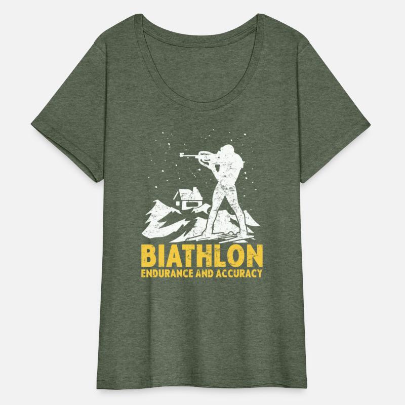 Biathlon Ski Race Competition Winter Sports