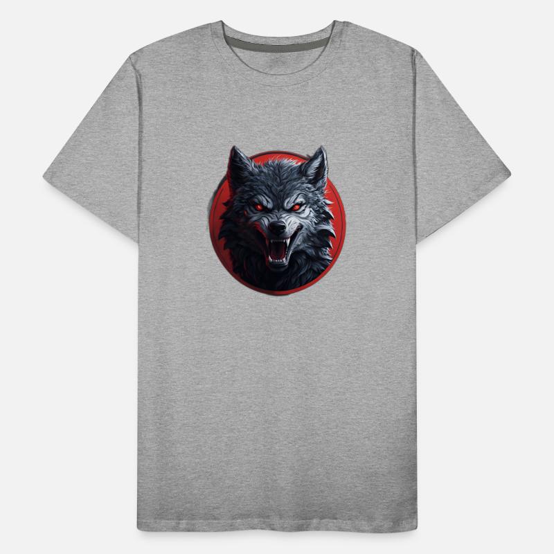 Big head angry dark gray