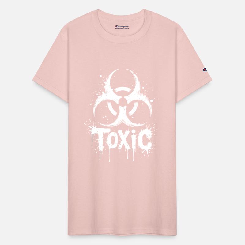 Biohazard Symbol Toxic Grunge Style