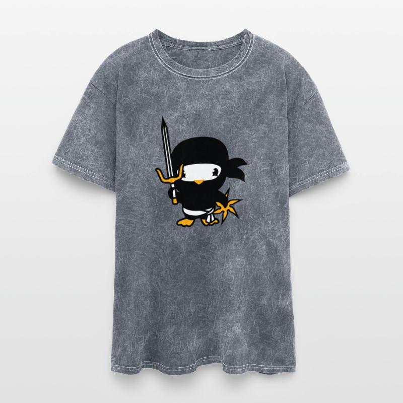 Bird Ninja Fighter Assassin Sword Ninja Star Cute