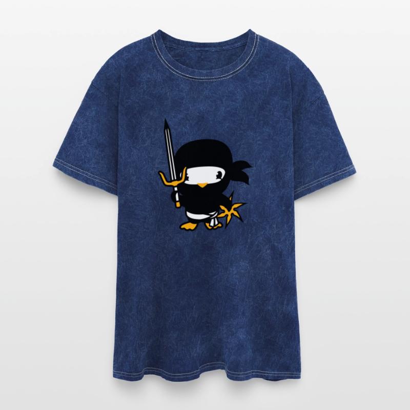 Bird Ninja Fighter Assassin Sword Ninja Star Cute