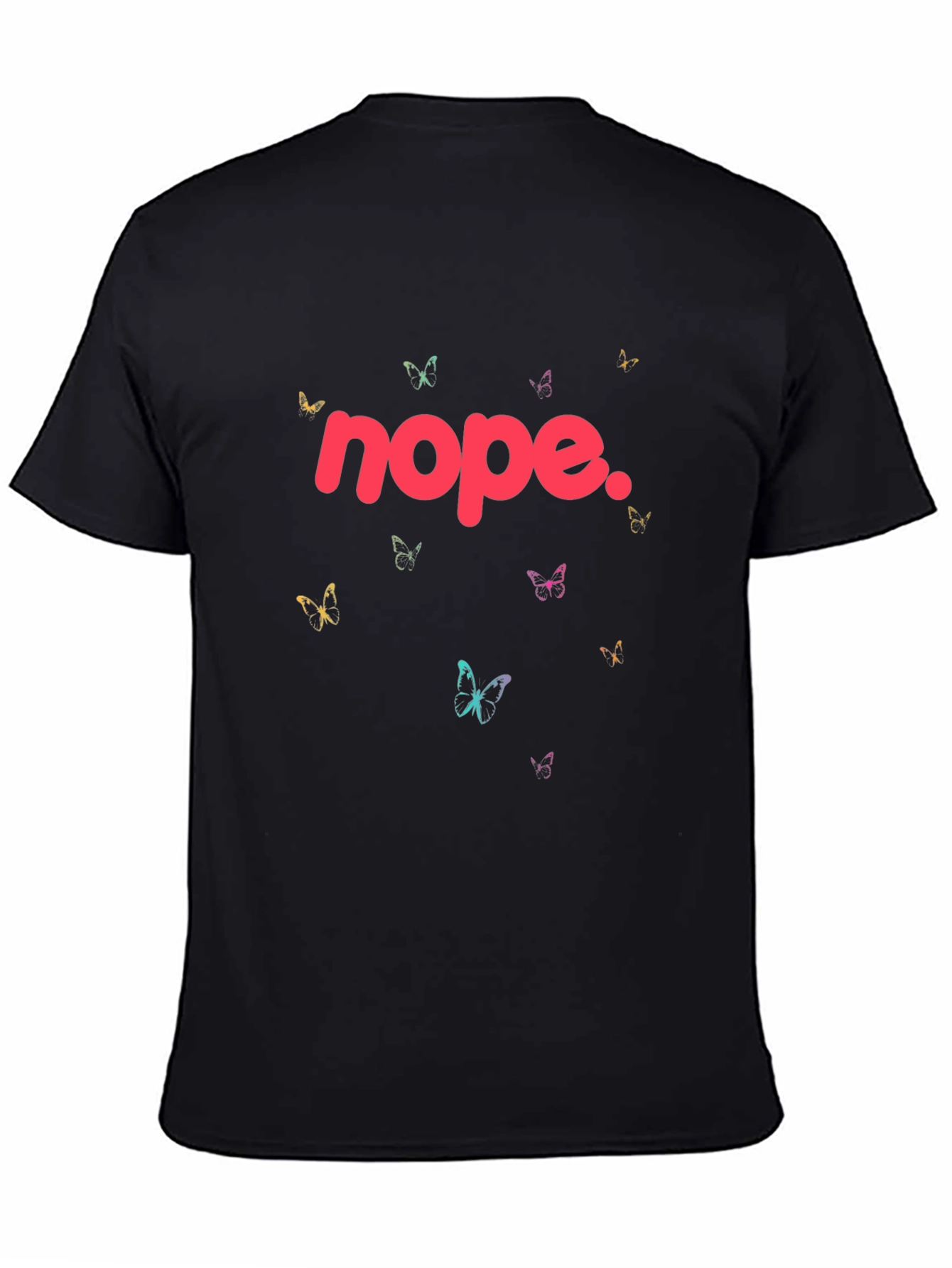 Nope Butterfly Graphic Tee