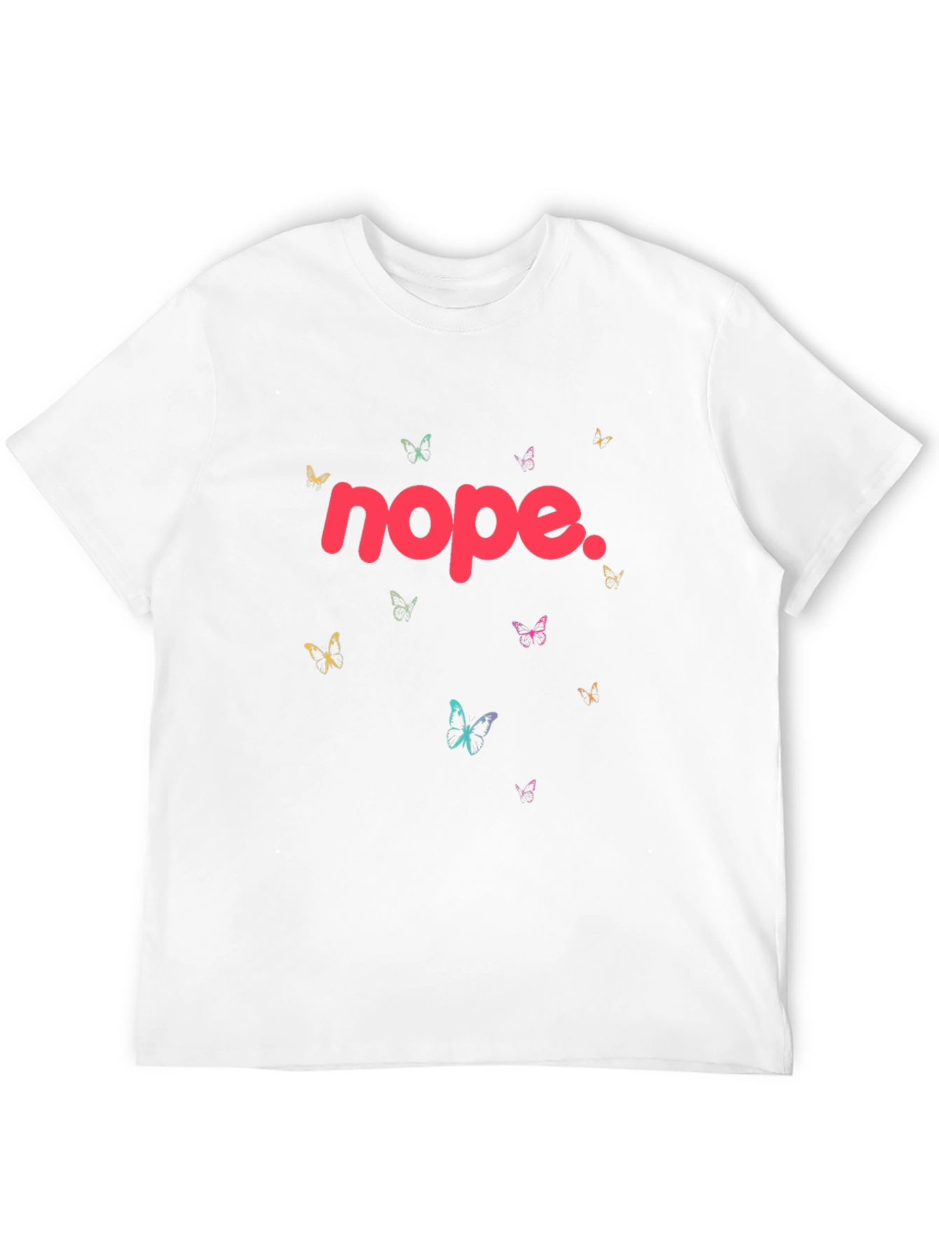 Nope Butterfly Graphic Tee
