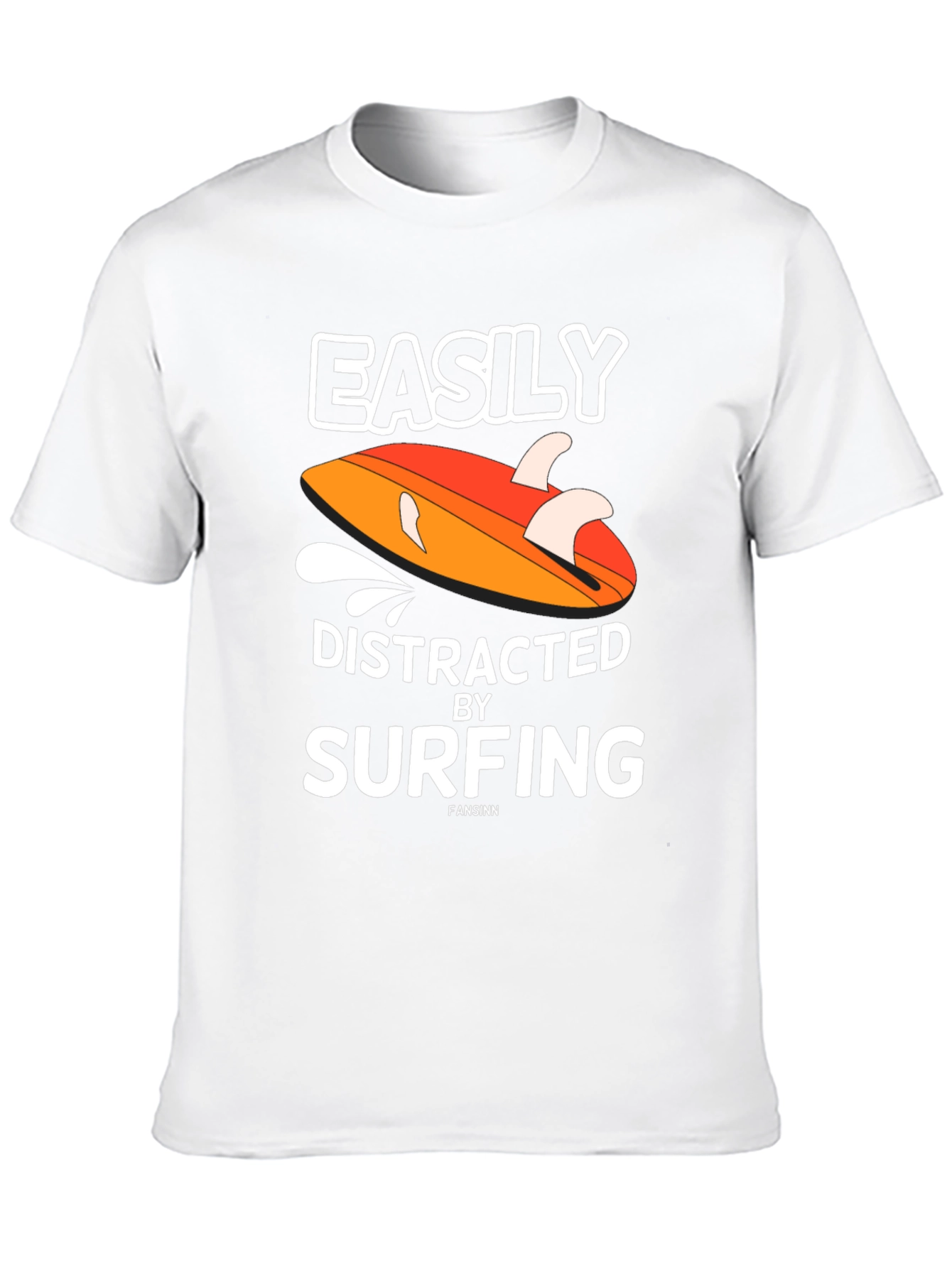 Easily Distracted by Surfing T-Shirt