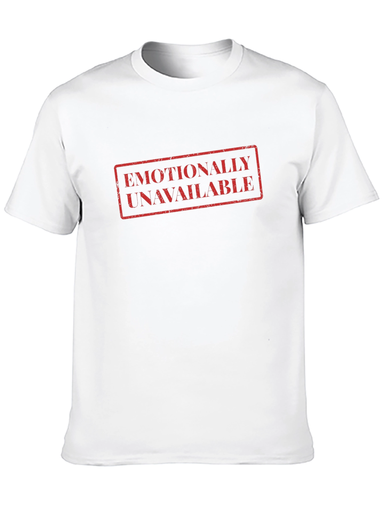 Emotionally Unavailable Graphic Tee - Black