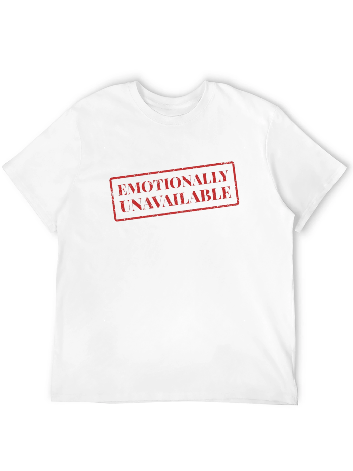 Emotionally Unavailable Graphic Tee - Black