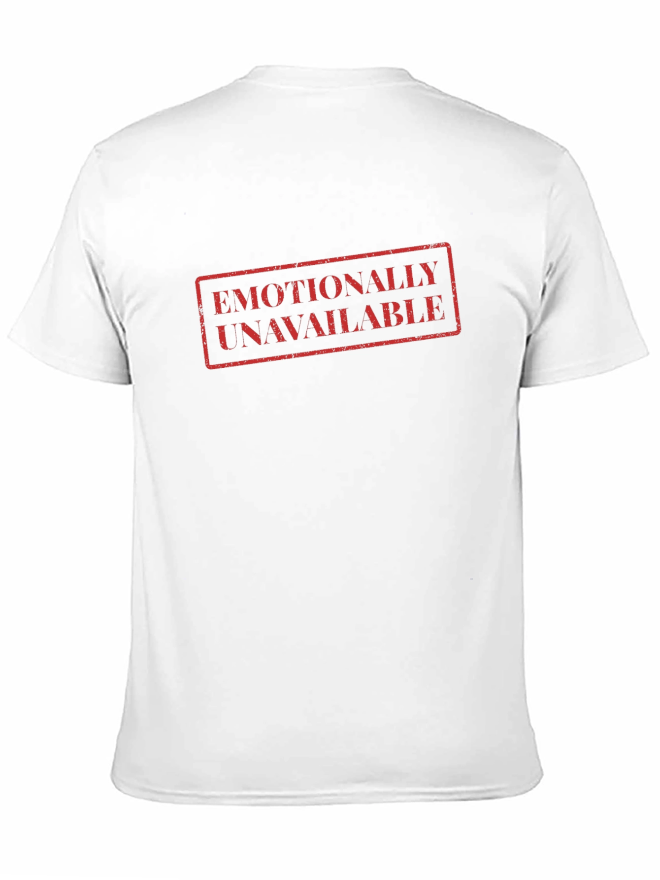 Emotionally Unavailable Graphic Tee - Black