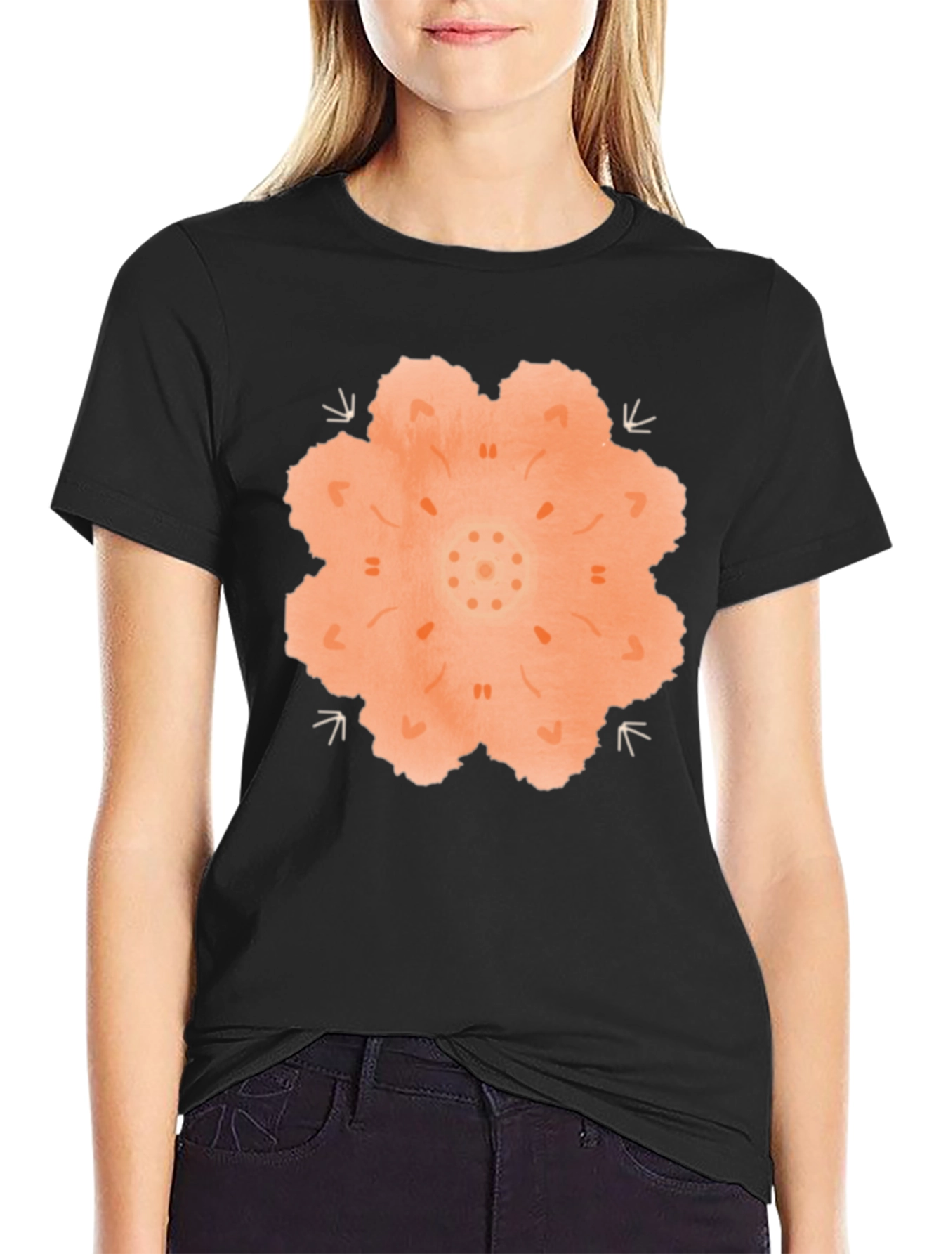 Mandala Graphic Black T-Shirt